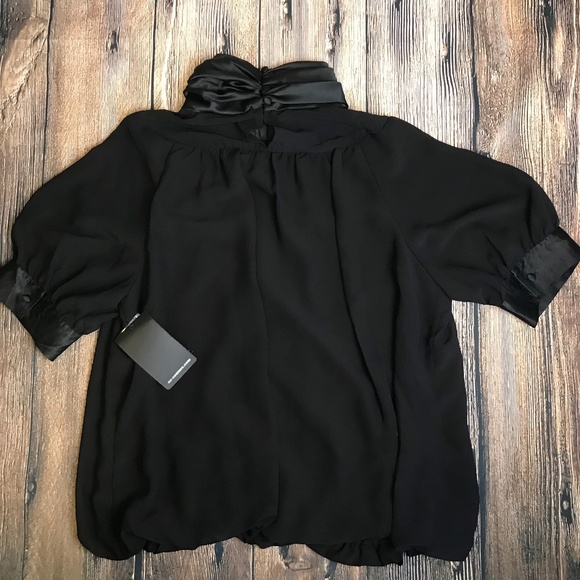 C.C Couture Black Blouse Small - Picture 4 of 6